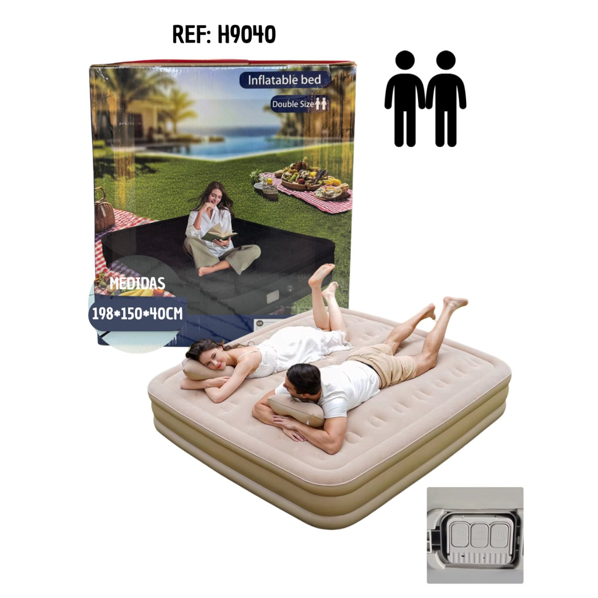 COLCHON INFLABLE H9040